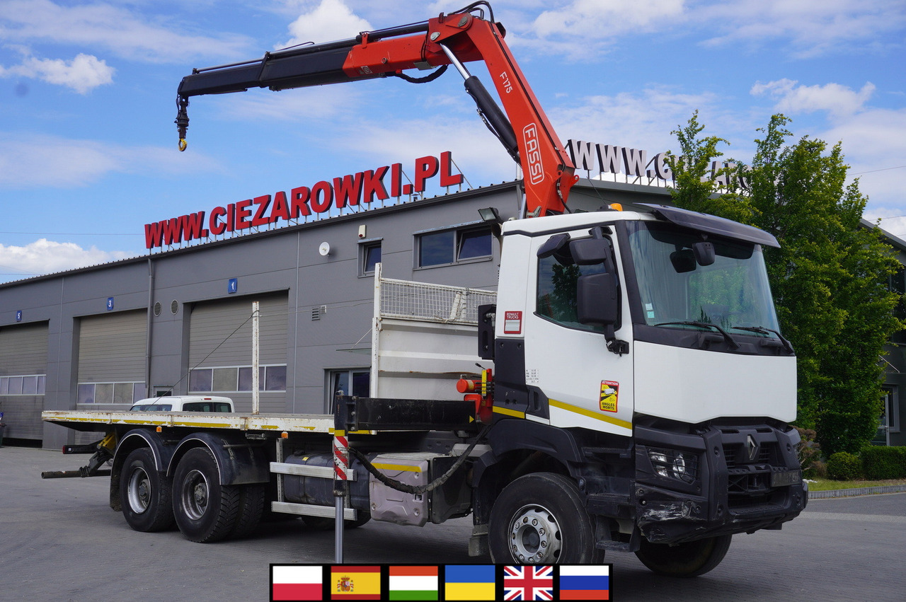 RENAULT K380 6x4 / FASSI F175 crane 7.85 t / 120 thousand km - Tovornjak s kesonom, Tovornjak z dvigalom: slika 3 RENAULT K380 6x4 / FASSI F175 crane 7.85 t / 120 thousand km - Tovornjak s kesonom, Tovornjak z dvigalom: slika 3