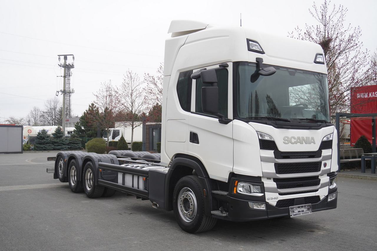 Scania G540 8x4 / Chassis 8.7 m / Steered axle / 2021 - Tovornjak-šasija: slika 1 Scania G540 8x4 / Chassis 8.7 m / Steered axle / 2021 - Tovornjak-šasija: slika 1