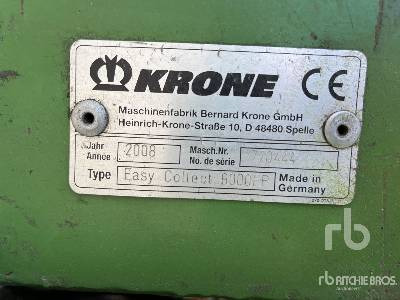 KRONE EASY COLLECT 60 (Inoperable) - Glava za kombajn: slika 5 KRONE EASY COLLECT 60 (Inoperable) - Glava za kombajn: slika 5