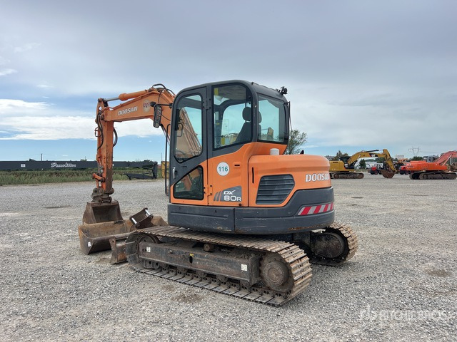 2009 Doosan DX80R Escavatore cingolato - Bager goseničar: slika 4 2009 Doosan DX80R Escavatore cingolato - Bager goseničar: slika 4