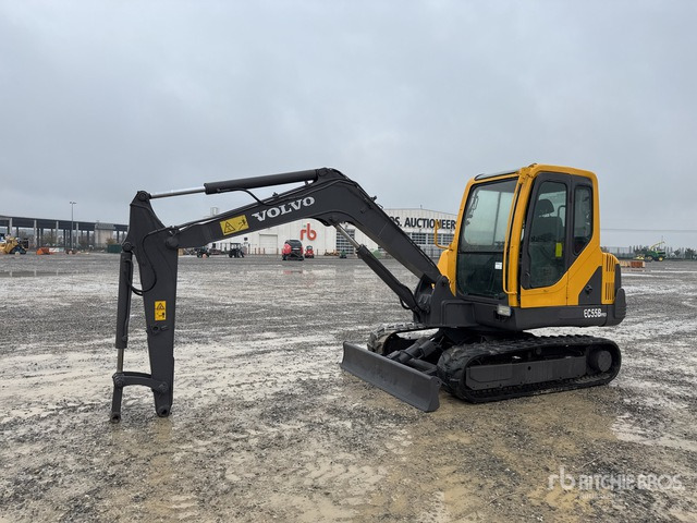 2015 Volvo EC55B Mini Excavator: <6.6t - Mini bager: slika 1 2015 Volvo EC55B Mini Excavator: <6.6t - Mini bager: slika 1