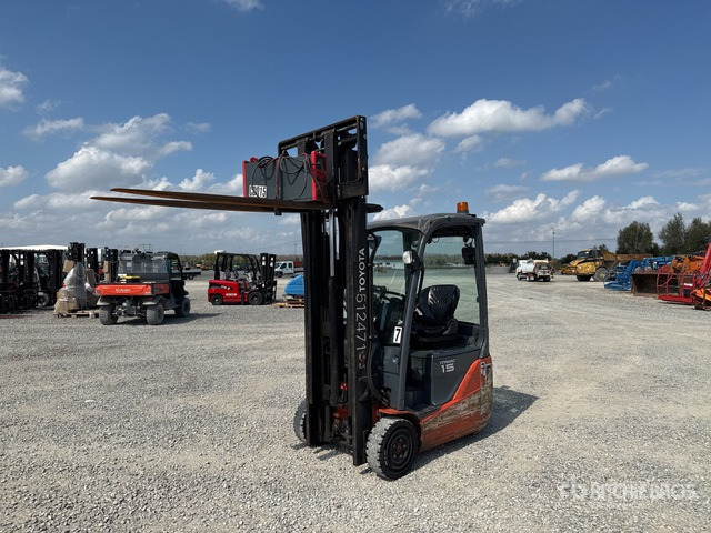 2017 Toyota 8FBET15 1500 kg Electric Forklift - Električni viličar: slika 2 2017 Toyota 8FBET15 1500 kg Electric Forklift - Električni viličar: slika 2