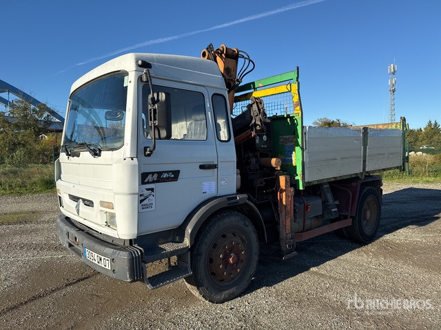 1998 Renault Midliner M210 1990 atlas 80.1 4000 kg on 4x2 ... Flatbed Truck with Crane - Tovornjak s kesonom, Tovornjak z dvigalom: slika 1 1998 Renault Midliner M210 1990 atlas 80.1 4000 kg on 4x2 ... Flatbed Truck with Crane - Tovornjak s kesonom, Tovornjak z dvigalom: slika 1