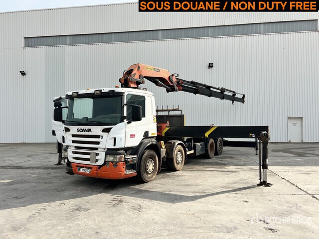 2005 Scania P380 2005 Palfinger PK 56002 18290 k ... Flatbed Truck with Crane - Tovornjak s kesonom, Tovornjak z dvigalom: slika 2 2005 Scania P380 2005 Palfinger PK 56002 18290 k ... Flatbed Truck with Crane - Tovornjak s kesonom, Tovornjak z dvigalom: slika 2
