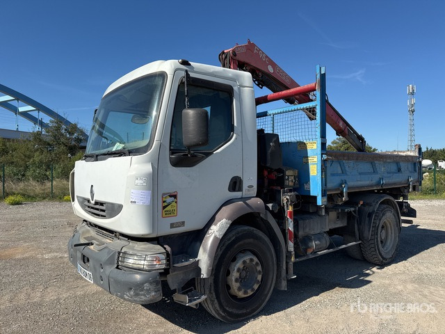 2006 Renault Midlum 220 DCI 2006 Fassi F95AC.22 4360 kg Art ... Dump Truck with Crane - Tovornjak prekucnik, Tovornjak z dvigalom: slika 1 2006 Renault Midlum 220 DCI 2006 Fassi F95AC.22 4360 kg Art ... Dump Truck with Crane - Tovornjak prekucnik, Tovornjak z dvigalom: slika 1
