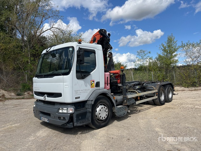 2006 Renault Premium 320DdCi 6x2 Camion Ampliroll Avec Grue ... Roll-Off Truck - Kotalni prekucni tovornjak: slika 1 2006 Renault Premium 320DdCi 6x2 Camion Ampliroll Avec Grue ... Roll-Off Truck - Kotalni prekucni tovornjak: slika 1