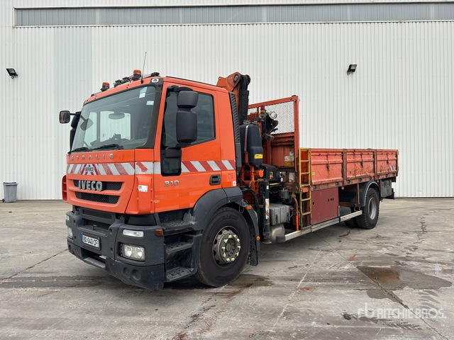 2008 Iveco Stralis 310 2007 Fassi F130A-21 5730 kg on ... Flatbed Truck with Crane - Tovornjak s kesonom, Tovornjak z dvigalom: slika 1 2008 Iveco Stralis 310 2007 Fassi F130A-21 5730 kg on ... Flatbed Truck with Crane - Tovornjak s kesonom, Tovornjak z dvigalom: slika 1