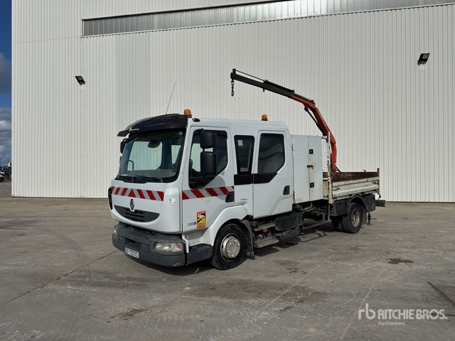 2008 Renault Midlum 220DXi 2008 Palfinger PK2700A on 4x2 C ... Flatbed Truck with Crane - Tovornjak s kesonom, Tovornjak z dvigalom: slika 3 2008 Renault Midlum 220DXi 2008 Palfinger PK2700A on 4x2 C ... Flatbed Truck with Crane - Tovornjak s kesonom, Tovornjak z dvigalom: slika 3