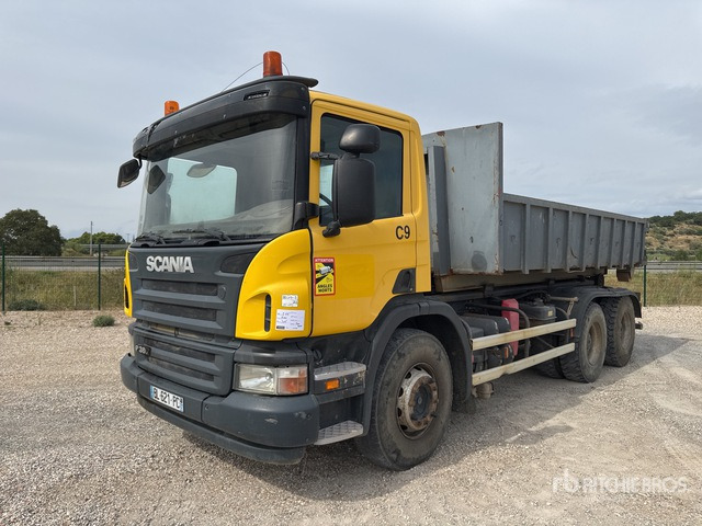 2008 Scania P380 6x4 Camion Amplirol 6x4 Roll-Off Truck - Kotalni prekucni tovornjak: slika 2 2008 Scania P380 6x4 Camion Amplirol 6x4 Roll-Off Truck - Kotalni prekucni tovornjak: slika 2