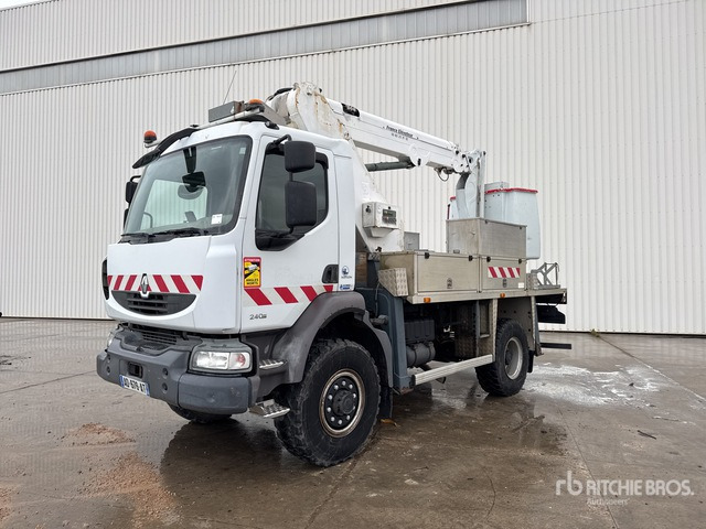 2009 Renault Midlum 240 DXi France Elevateur EL172TPM AM02 ... Bucket Truck - Dvižna ploščad montirana na tovornjak: slika 1 2009 Renault Midlum 240 DXi France Elevateur EL172TPM AM02 ... Bucket Truck - Dvižna ploščad montirana na tovornjak: slika 1