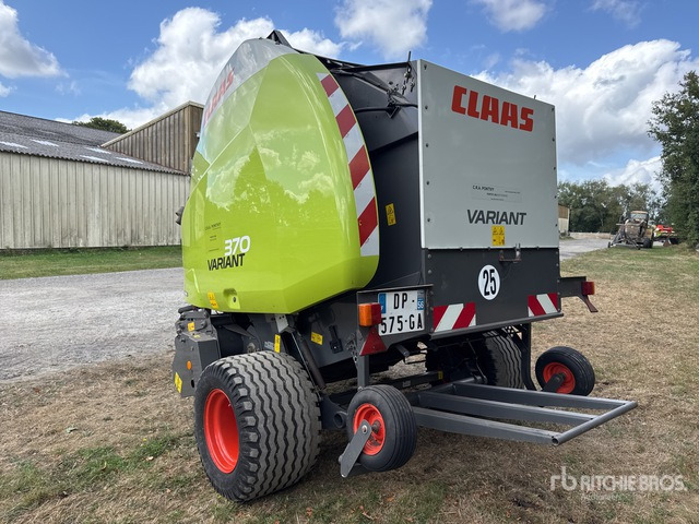 2014 Claas Variant 370 Presse A Balles Rondes 1 Essieu S/A Round Baler - Balirka za okrogle bale: slika 3 2014 Claas Variant 370 Presse A Balles Rondes 1 Essieu S/A Round Baler - Balirka za okrogle bale: slika 3