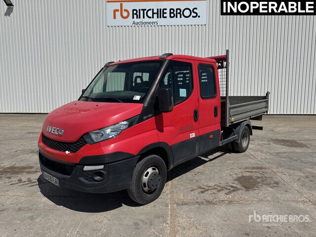 2016 Iveco 35-130 Camion Benne (Inoperable) Dump Truck: Light Duty - Dostavno vozilo prekucnik, Dostavno vozilo z dvojno kabino: slika 1 2016 Iveco 35-130 Camion Benne (Inoperable) Dump Truck: Light Duty - Dostavno vozilo prekucnik, Dostavno vozilo z dvojno kabino: slika 1