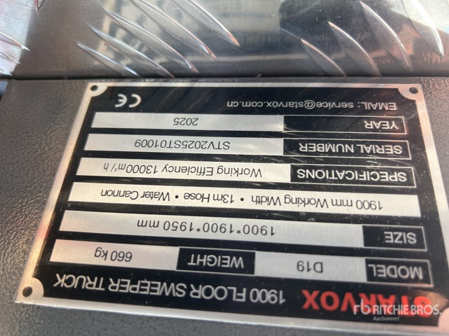 2025 STARVOX D19 Mini-Balayeuse (Non Utilise) En ... Sweeper Truck - Vozilo za pometanje: slika 2 2025 STARVOX D19 Mini-Balayeuse (Non Utilise) En ... Sweeper Truck - Vozilo za pometanje: slika 2