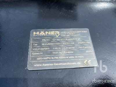 HAENER HHG8240-P90A 2400 mm Hydraulic Tilting Tilt ... - Žlica za bager: slika 5 HAENER HHG8240-P90A 2400 mm Hydraulic Tilting Tilt ... - Žlica za bager: slika 5