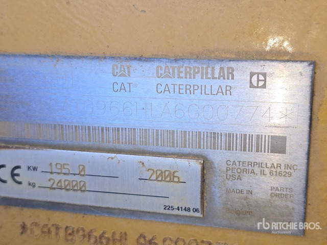 2006 Cat 966H Wheel Loader - Kolesni nakladalec: slika 2 2006 Cat 966H Wheel Loader - Kolesni nakladalec: slika 2