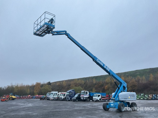 2014 Genie S-65 4WD Diesel Telescopic Boom Lift - Teleskopska dvižna ploščad: slika 2 2014 Genie S-65 4WD Diesel Telescopic Boom Lift - Teleskopska dvižna ploščad: slika 2
