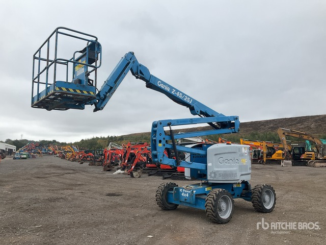 2014 Genie Z45/25J 4WD Diesel Articulating Boom Lift - Zglobna dvižna ploščad: slika 2 2014 Genie Z45/25J 4WD Diesel Articulating Boom Lift - Zglobna dvižna ploščad: slika 2