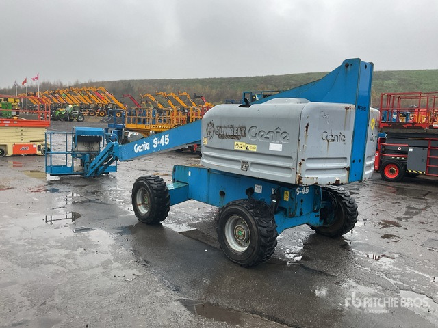 2015 Genie S45 4WD Diesel Telescopic Boom Lift - Teleskopska dvižna ploščad: slika 3 2015 Genie S45 4WD Diesel Telescopic Boom Lift - Teleskopska dvižna ploščad: slika 3