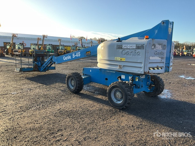2015 Genie S45 4WD Diesel Telescopic Boom Lift - Teleskopska dvižna ploščad: slika 3 2015 Genie S45 4WD Diesel Telescopic Boom Lift - Teleskopska dvižna ploščad: slika 3