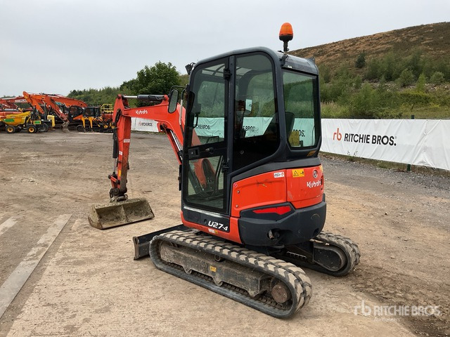 2016 Kubota U27-4 Tracked Excavator - Bager goseničar: slika 3 2016 Kubota U27-4 Tracked Excavator - Bager goseničar: slika 3