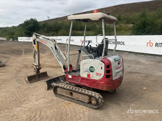 2017 Takeuchi TB216 Mini Excavator: <6.6t - Mini bager: slika 4 2017 Takeuchi TB216 Mini Excavator: <6.6t - Mini bager: slika 4