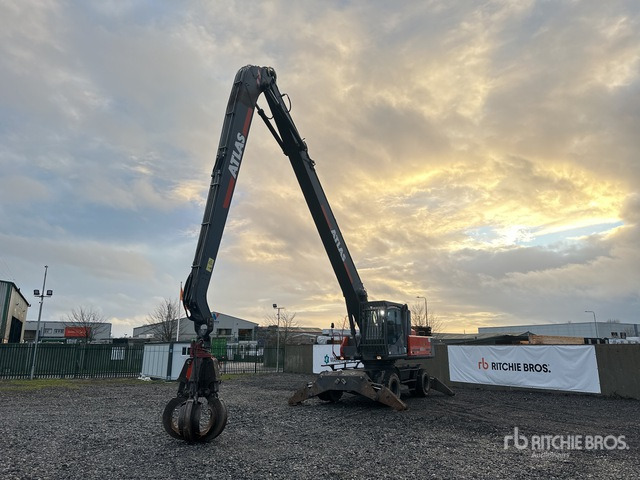 2018 Atlas 350MH Blue Wheel Material Handler - Bager za prekladanje primarnih/ Sekundarnih surovin: slika 2 2018 Atlas 350MH Blue Wheel Material Handler - Bager za prekladanje primarnih/ Sekundarnih surovin: slika 2