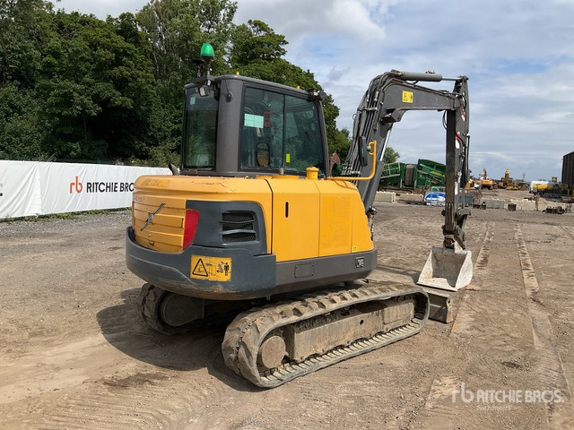 2019 Volvo E55C Mini Excavator: <6.6t - Mini bager: slika 3 2019 Volvo E55C Mini Excavator: <6.6t - Mini bager: slika 3