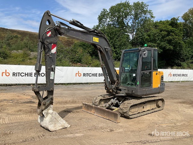 2019 Volvo E55C Mini Excavator: <6.6t - Mini bager: slika 1 2019 Volvo E55C Mini Excavator: <6.6t - Mini bager: slika 1