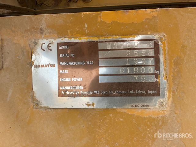 1997 Komatsu HD785-3 Haul Truck - Togi demper/ Demper za skale: slika 5 1997 Komatsu HD785-3 Haul Truck - Togi demper/ Demper za skale: slika 5