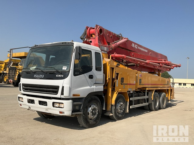 2002 Isuzu CXH50T 2003 Putzmeister M42 on 8x4 Twi ... Concrete Pump Truck - Mulčer: slika 1 2002 Isuzu CXH50T 2003 Putzmeister M42 on 8x4 Twi ... Concrete Pump Truck - Mulčer: slika 1