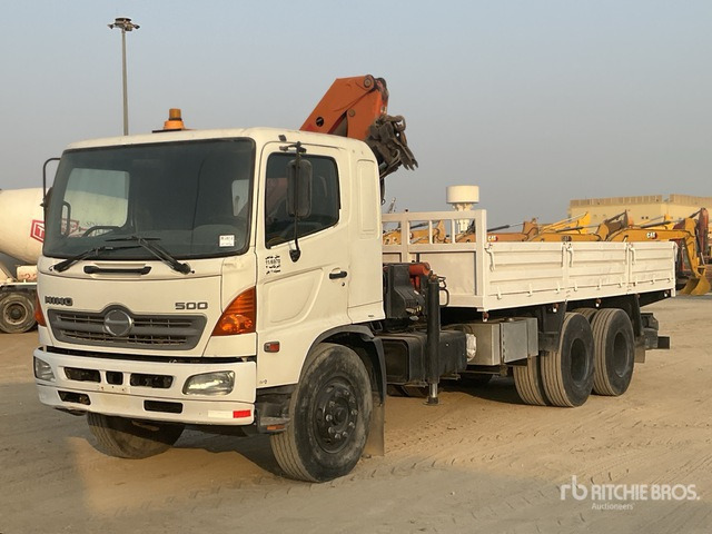 2008 Hino 145 2007 Palfinger K10000 Knuckle B ... Flatbed Truck with Crane - Tovornjak s kesonom, Tovornjak z dvigalom: slika 2 2008 Hino 145 2007 Palfinger K10000 Knuckle B ... Flatbed Truck with Crane - Tovornjak s kesonom, Tovornjak z dvigalom: slika 2