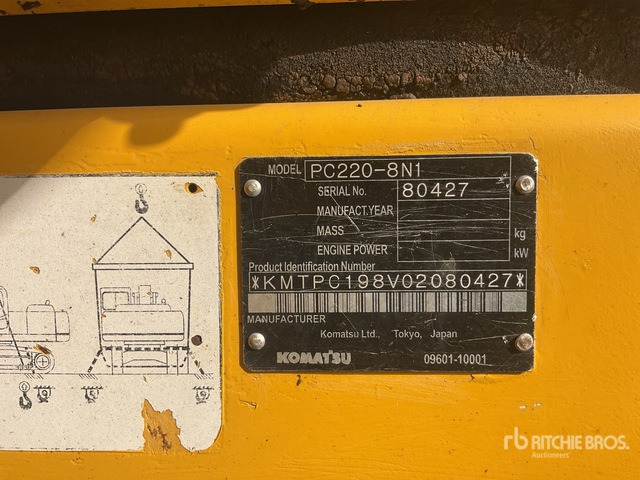 2010 Komatsu PC220-8N1 - Bager goseničar: slika 2 2010 Komatsu PC220-8N1 - Bager goseničar: slika 2