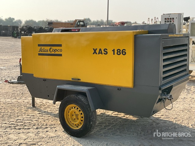 2011 Atlas Copco XAS186DD Mobile Air Compressor - Zračni kompresor: slika 2 2011 Atlas Copco XAS186DD Mobile Air Compressor - Zračni kompresor: slika 2