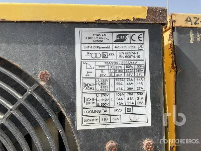 ESAB LHF 615 Quantity of (4) - Varilna oprema: slika 5 ESAB LHF 615 Quantity of (4) - Varilna oprema: slika 5