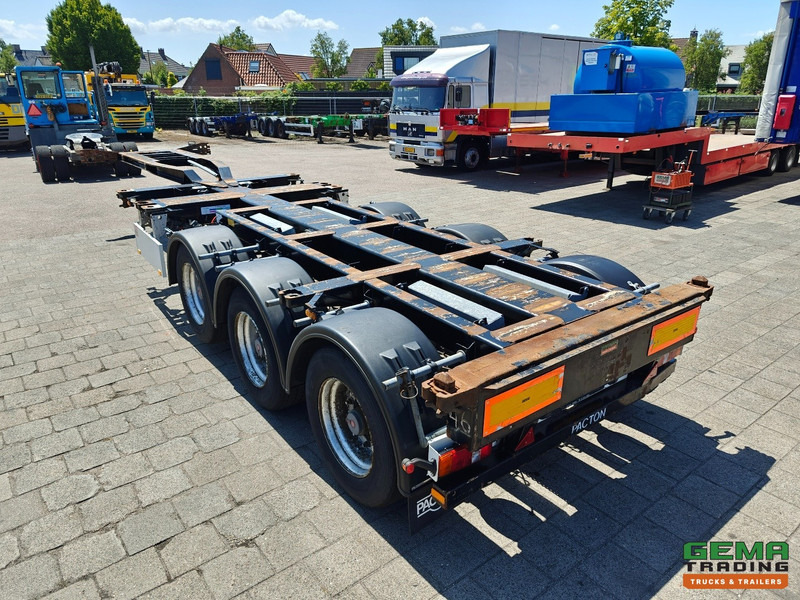 Pacton T3-010 3-Assen SAF - MULTI - Trommelremmen - LiftAs - 3x Uitschuifbaar - Kontejnerska polprikolica/ Polprikolica z zamenljivim tovoriščem: slika 2 Pacton T3-010 3-Assen SAF - MULTI - Trommelremmen - LiftAs - 3x Uitschuifbaar - Kontejnerska polprikolica/ Polprikolica z zamenljivim tovoriščem: slika 2