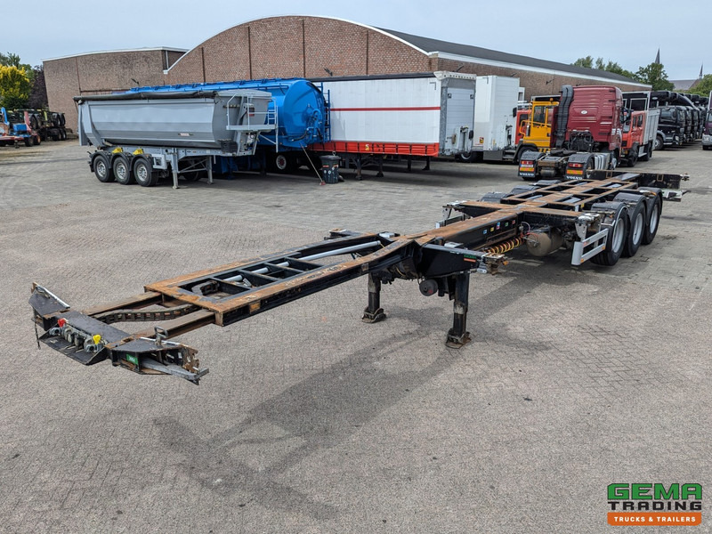 Pacton T3-010 3-Assen SAF - MULTI - Trommelremmen - LiftAs - 3x Uitschuifbaar - Kontejnerska polprikolica/ Polprikolica z zamenljivim tovoriščem: slika 1 Pacton T3-010 3-Assen SAF - MULTI - Trommelremmen - LiftAs - 3x Uitschuifbaar - Kontejnerska polprikolica/ Polprikolica z zamenljivim tovoriščem: slika 1