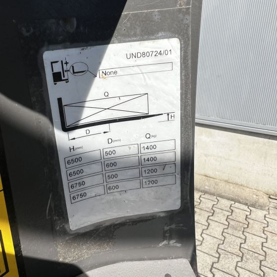 Atlet UND140DTFVRE675 - Viličar s pomičnim teleskopom: slika 5 Atlet UND140DTFVRE675 - Viličar s pomičnim teleskopom: slika 5
