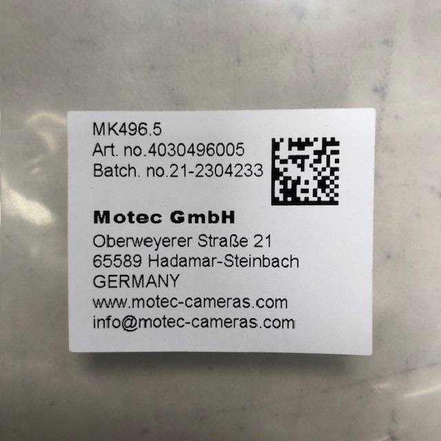 Motec MK496.5 Camera cable for forklift - Kabli/ Žični kabel za Oprema za rokovanje z materiali: slika 2 Motec MK496.5 Camera cable for forklift - Kabli/ Žični kabel za Oprema za rokovanje z materiali: slika 2
