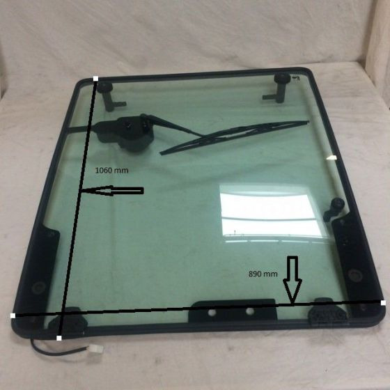 Rear windows for Caterpillar / Mitsubishi - Okno in deli za Oprema za rokovanje z materiali: slika 1 Rear windows for Caterpillar / Mitsubishi - Okno in deli za Oprema za rokovanje z materiali: slika 1
