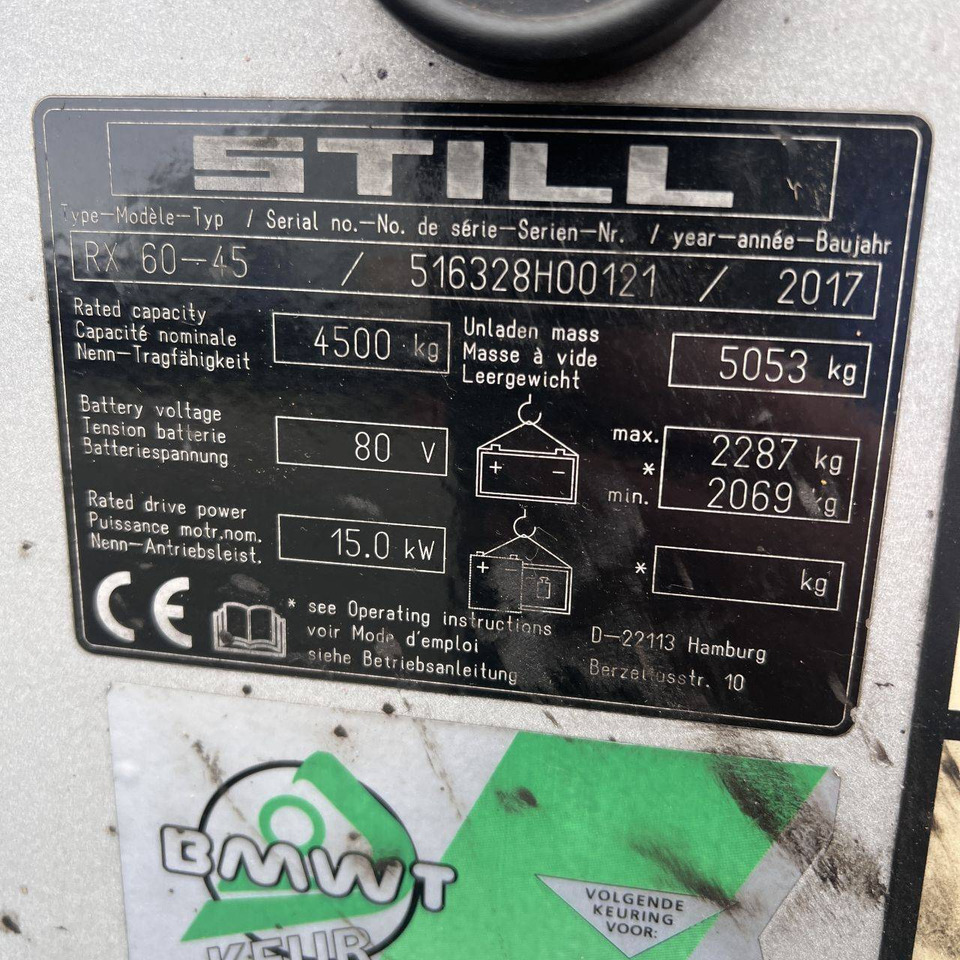 Električni viličar Still RX60-45: slika 19