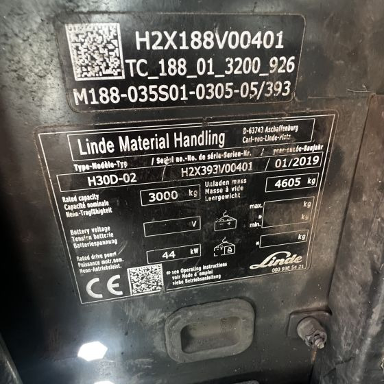 Diesel viličar linde H30D-02 (393) EVO: slika 17