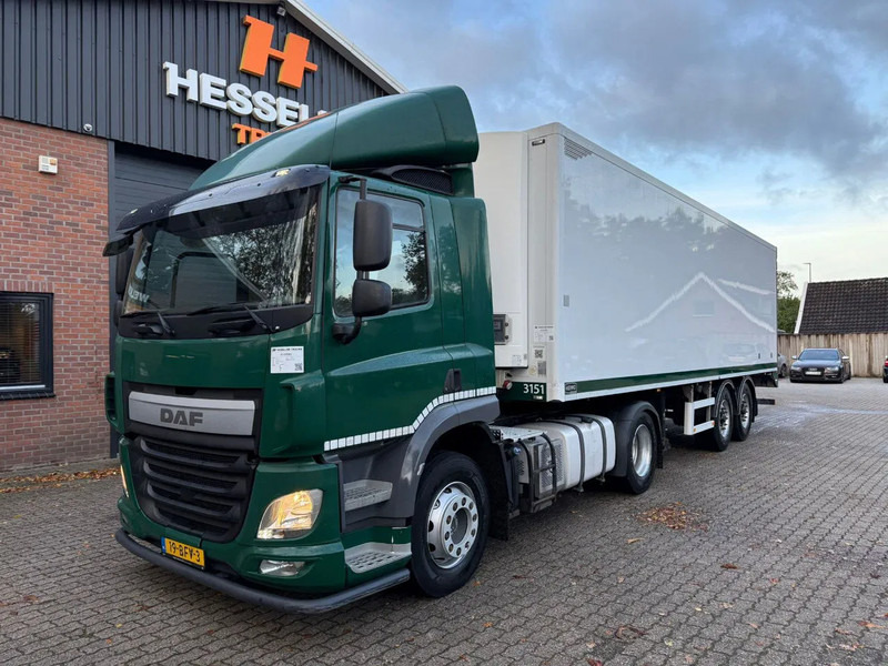 DAF CF 290 + HTF Koeloplegger PTO Powered koelmotor Dhollandia 3000KG NL Truck/Trailer 470.496KM - Vlačilec: slika 1 DAF CF 290 + HTF Koeloplegger PTO Powered koelmotor Dhollandia 3000KG NL Truck/Trailer 470.496KM - Vlačilec: slika 1