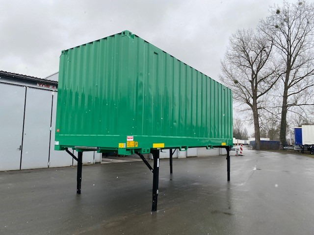 Krone BDF-System 7.45, LACK NEU in RAL 6024, FABRIKNEUE Portaltüren - Zamenljivo tovorišče - zaboj: slika 1 Krone BDF-System 7.45, LACK NEU in RAL 6024, FABRIKNEUE Portaltüren - Zamenljivo tovorišče - zaboj: slika 1