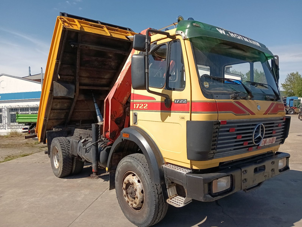Mercedes-Benz SK 1722 AK 4x4 Blatt Schalter PalfingerPK10500A4 - Tovornjak prekucnik, Tovornjak z dvigalom: slika 1 Mercedes-Benz SK 1722 AK 4x4 Blatt Schalter PalfingerPK10500A4 - Tovornjak prekucnik, Tovornjak z dvigalom: slika 1