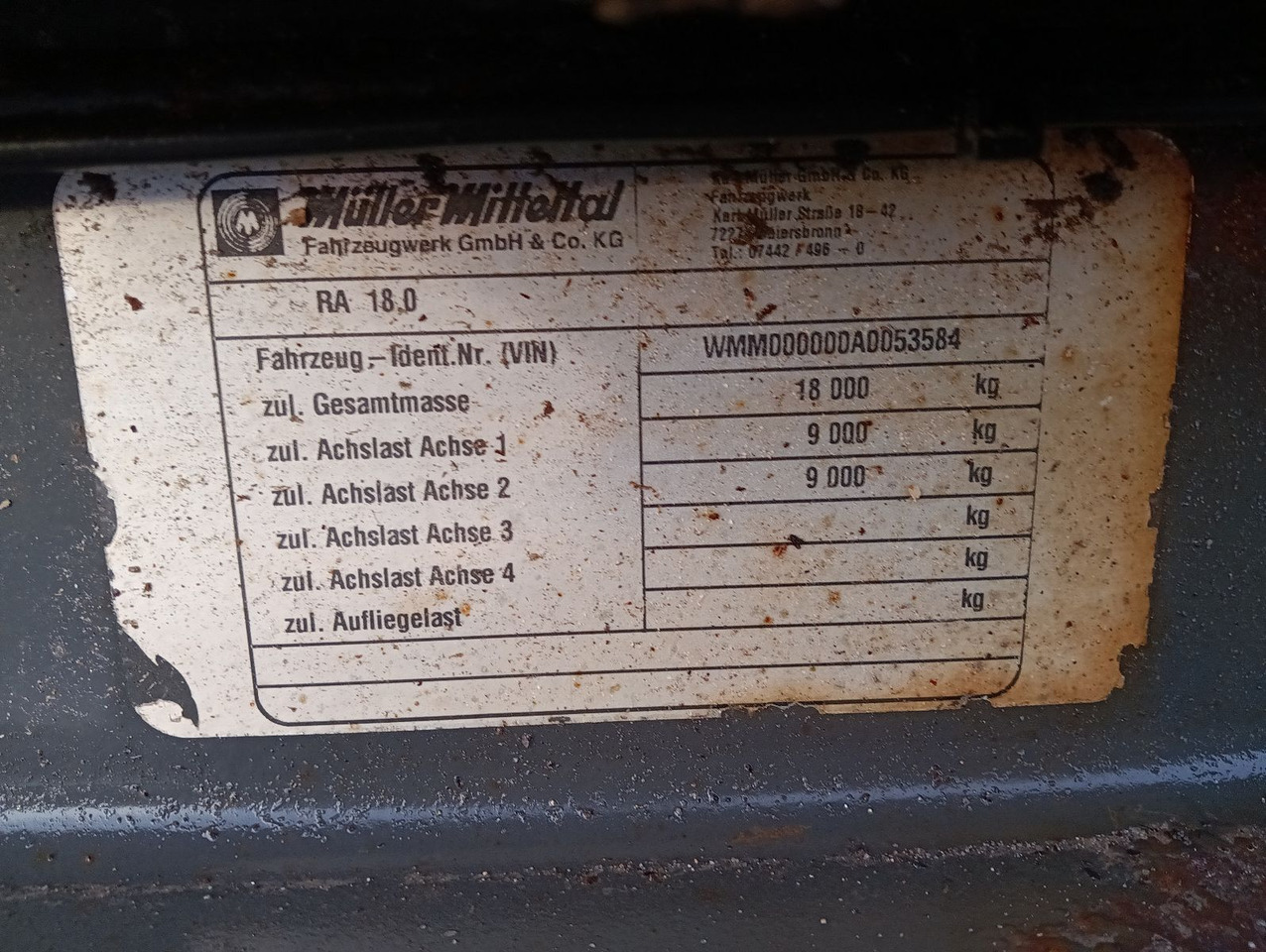 Müller-Mitteltal RA18 Abrollanhänger 7m BPW Trommel TÜV 5/2025 Müller-Mitteltal RA18 Abrollanhänger 7m BPW Trommel TÜV 5/2025 - Abrol/ Samonakladalec prikolica: slika 3 Müller-Mitteltal RA18 Abrollanhänger 7m BPW Trommel TÜV 5/2025 Müller-Mitteltal RA18 Abrollanhänger 7m BPW Trommel TÜV 5/2025 - Abrol/ Samonakladalec prikolica: slika 3