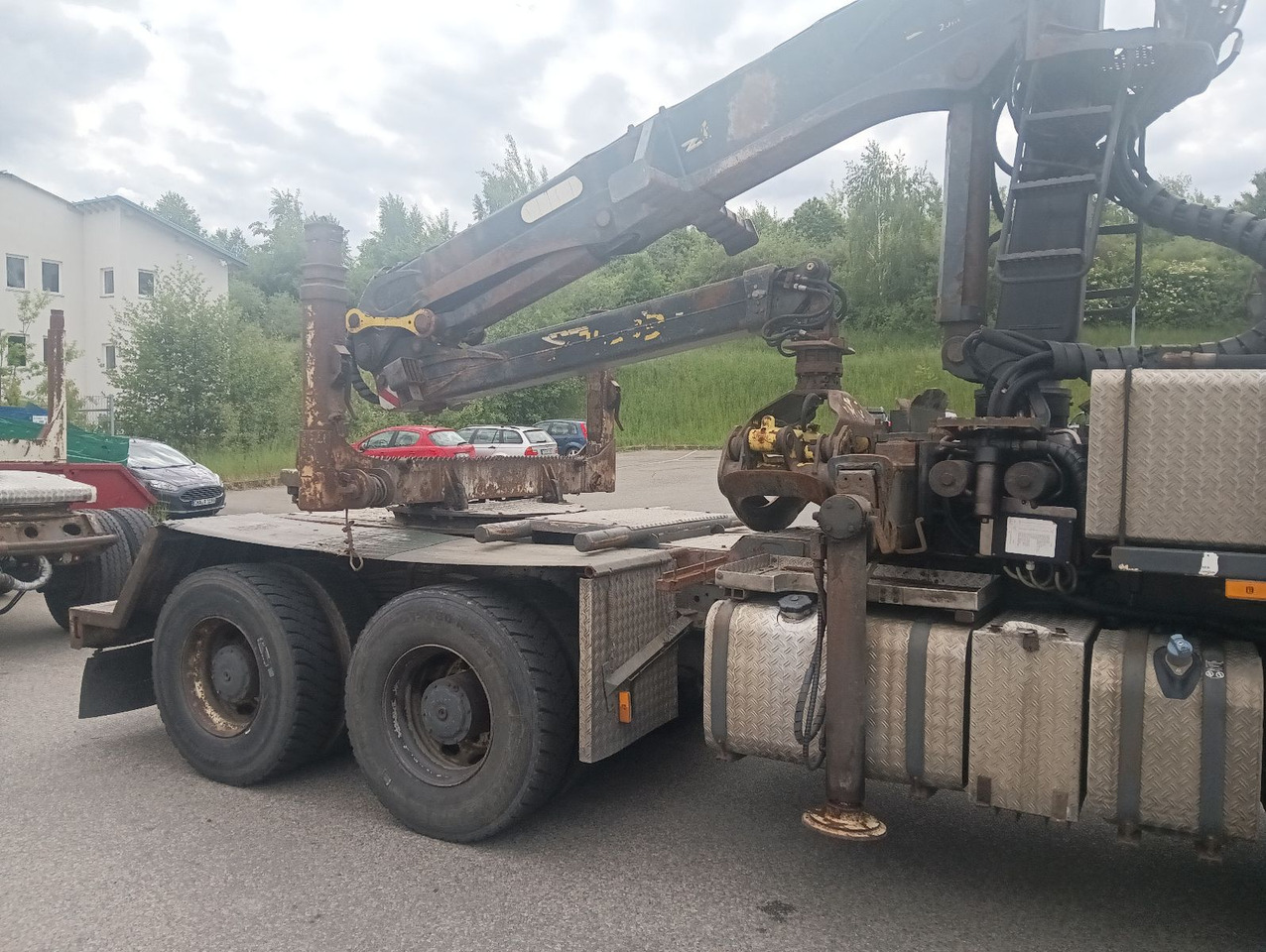 Palfinger EPSILON E250L82 Langholzkran+GLOGGER Aufbau+Anhä - Tovornjak za prevoz lesa, Tovornjak z dvigalom: slika 2 Palfinger EPSILON E250L82 Langholzkran+GLOGGER Aufbau+Anhä - Tovornjak za prevoz lesa, Tovornjak z dvigalom: slika 2