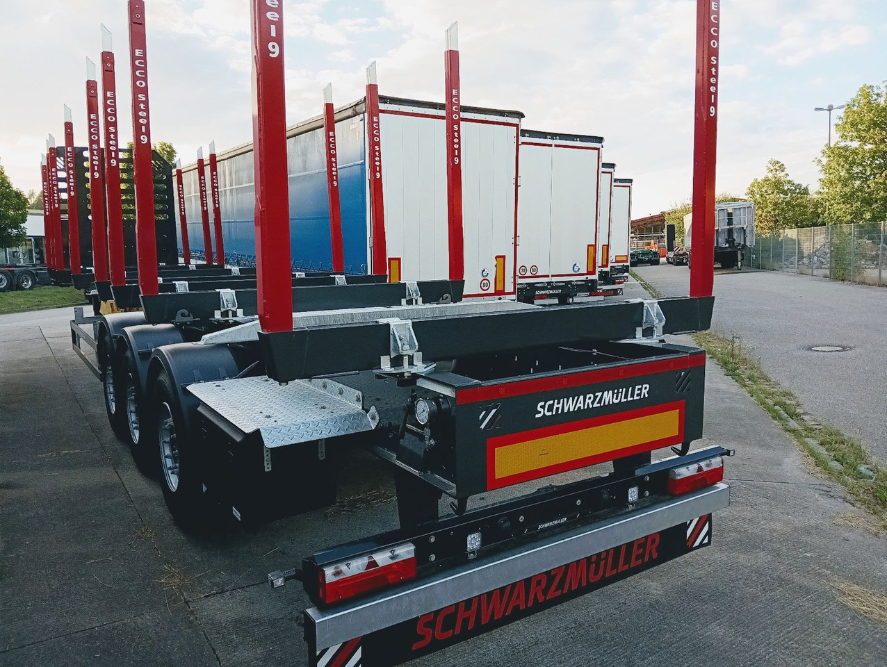 Schwarzmüller 3-A Rungensattel 8xRungSchemel 5800kg NEU sofort Schwarzmüller 3-A Rungensattel 8xRungSchemel 5800kg NEU sofort - Polprikolica za prevoz lesa: slika 5 Schwarzmüller 3-A Rungensattel 8xRungSchemel 5800kg NEU sofort Schwarzmüller 3-A Rungensattel 8xRungSchemel 5800kg NEU sofort - Polprikolica za prevoz lesa: slika 5