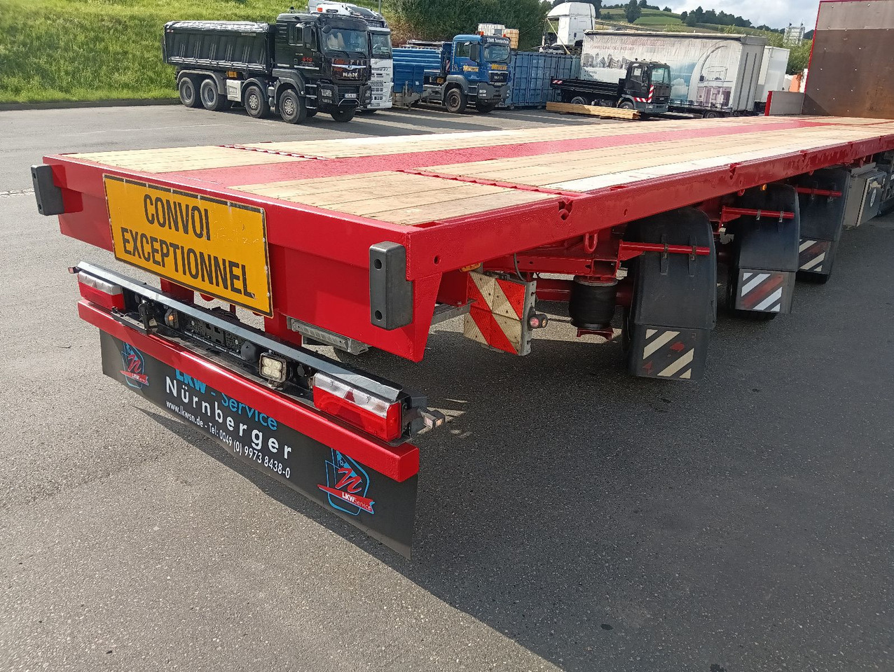 Schwarzmüller 3-A TELE-Plateau TRIDEC REIFEN/BREMSE/LACK/TÜV - Polprikolica s kesonom: slika 3 Schwarzmüller 3-A TELE-Plateau TRIDEC REIFEN/BREMSE/LACK/TÜV - Polprikolica s kesonom: slika 3