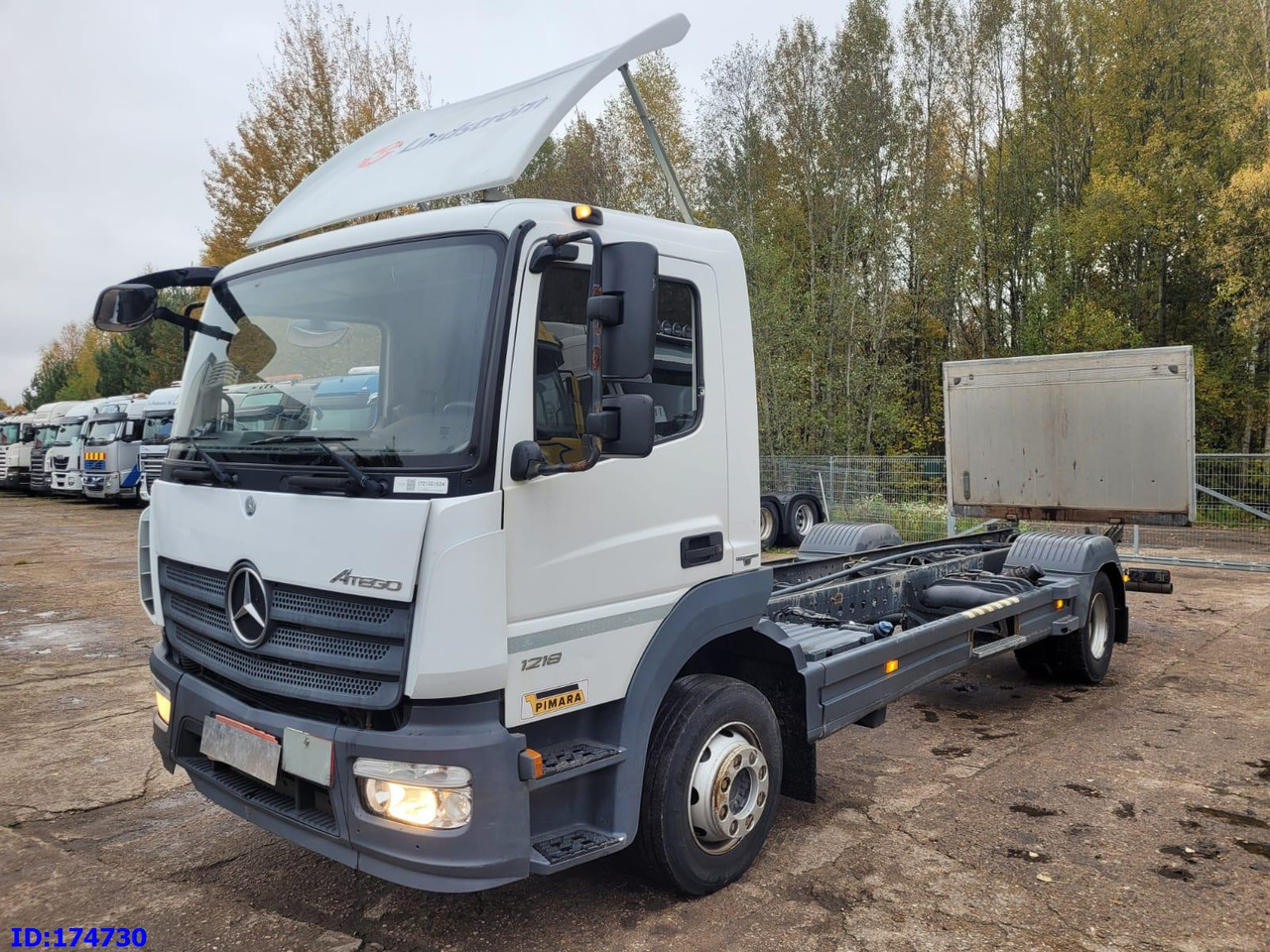 MERCEDES-BENZ Atego 1218 - Euro6 - Manual - Full Steel - Tovornjak-šasija: slika 1 MERCEDES-BENZ Atego 1218 - Euro6 - Manual - Full Steel - Tovornjak-šasija: slika 1