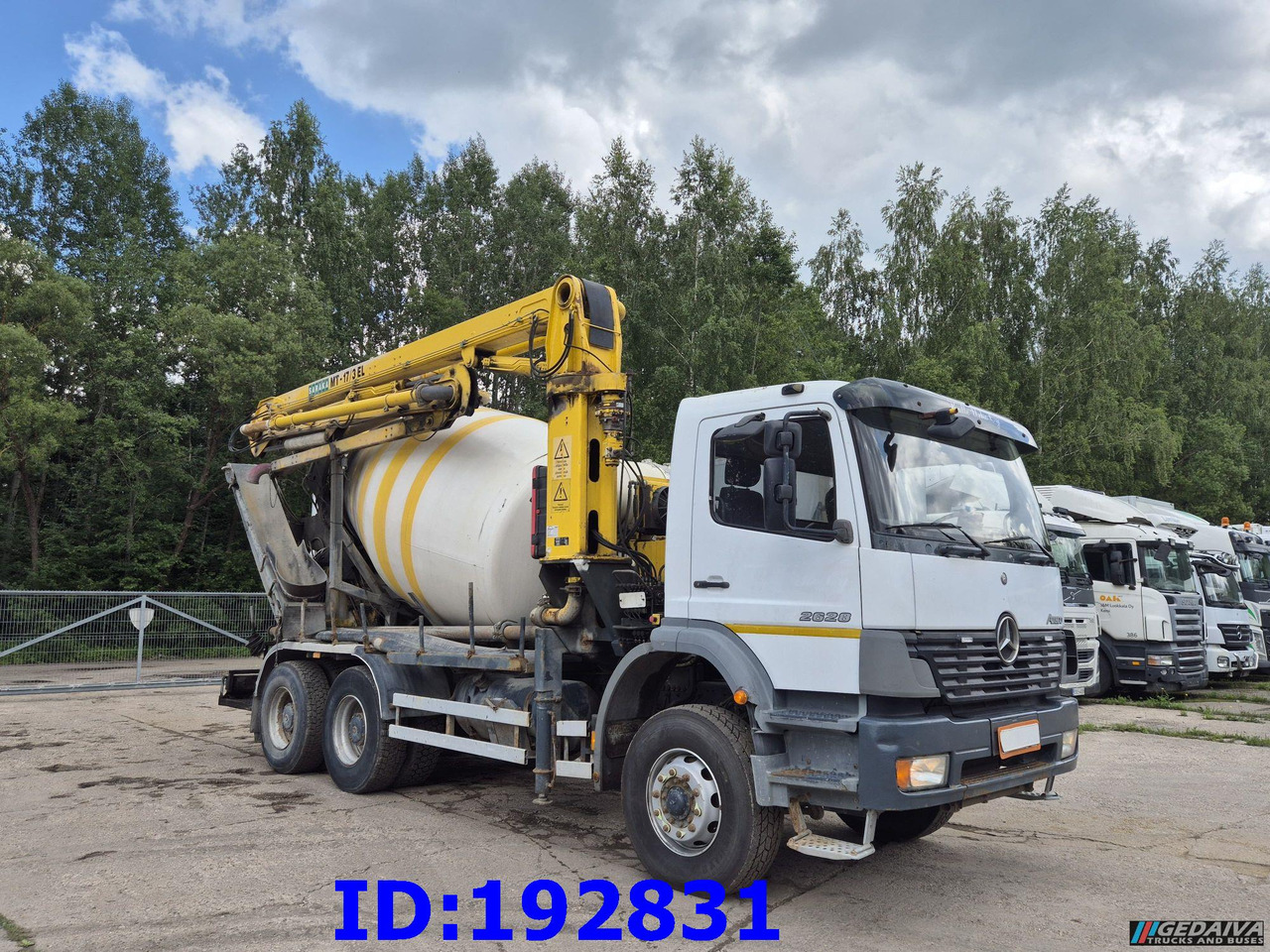 MERCEDES-BENZ Atego 2628 6x4 Schwing 17m 9m3 - Črpalka za beton: slika 5 MERCEDES-BENZ Atego 2628 6x4 Schwing 17m 9m3 - Črpalka za beton: slika 5